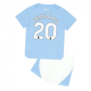 Manchester City Bernardo Silva #20 Koszulka Podstawowych Dziecięca 2023-24 Krótki Rękaw (+ Krótkie spodenki)